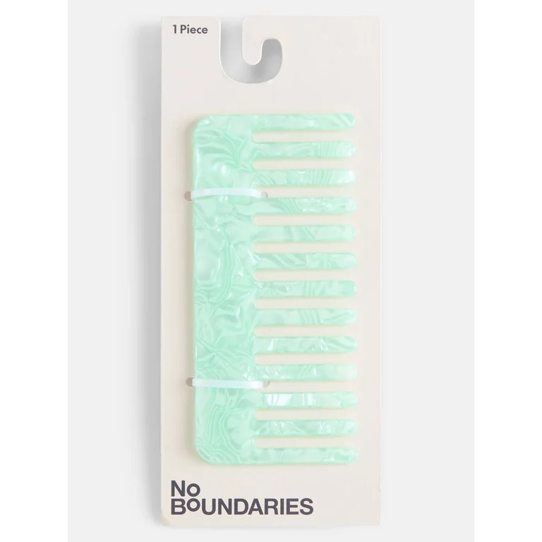 No Boundaries Acrylic Hair Comb, Lime, Women's | Walmart (US)