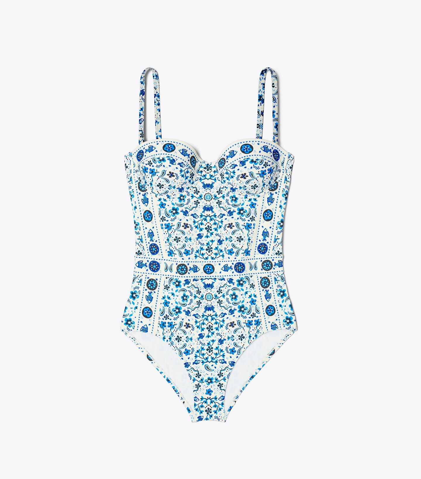 PRINTED UNDERWIRE ONE-PIECE SWIMSUIT | Tory Burch (US)