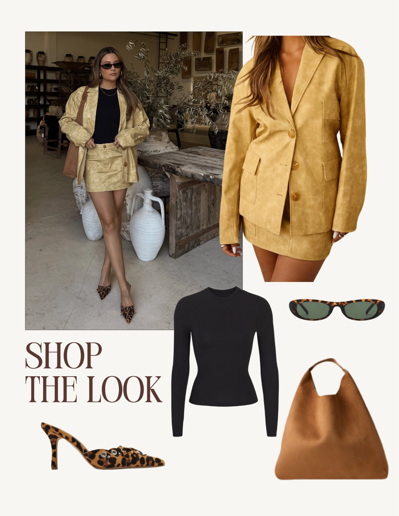 shop my fall transitional look. Wearing size small in the skirt and blazer 

#LTKSeasonal #LTKStyleTip #LTKFindsUnder100