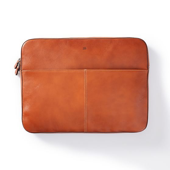 Graham Leather Laptop Zipper Case | Mark and Graham