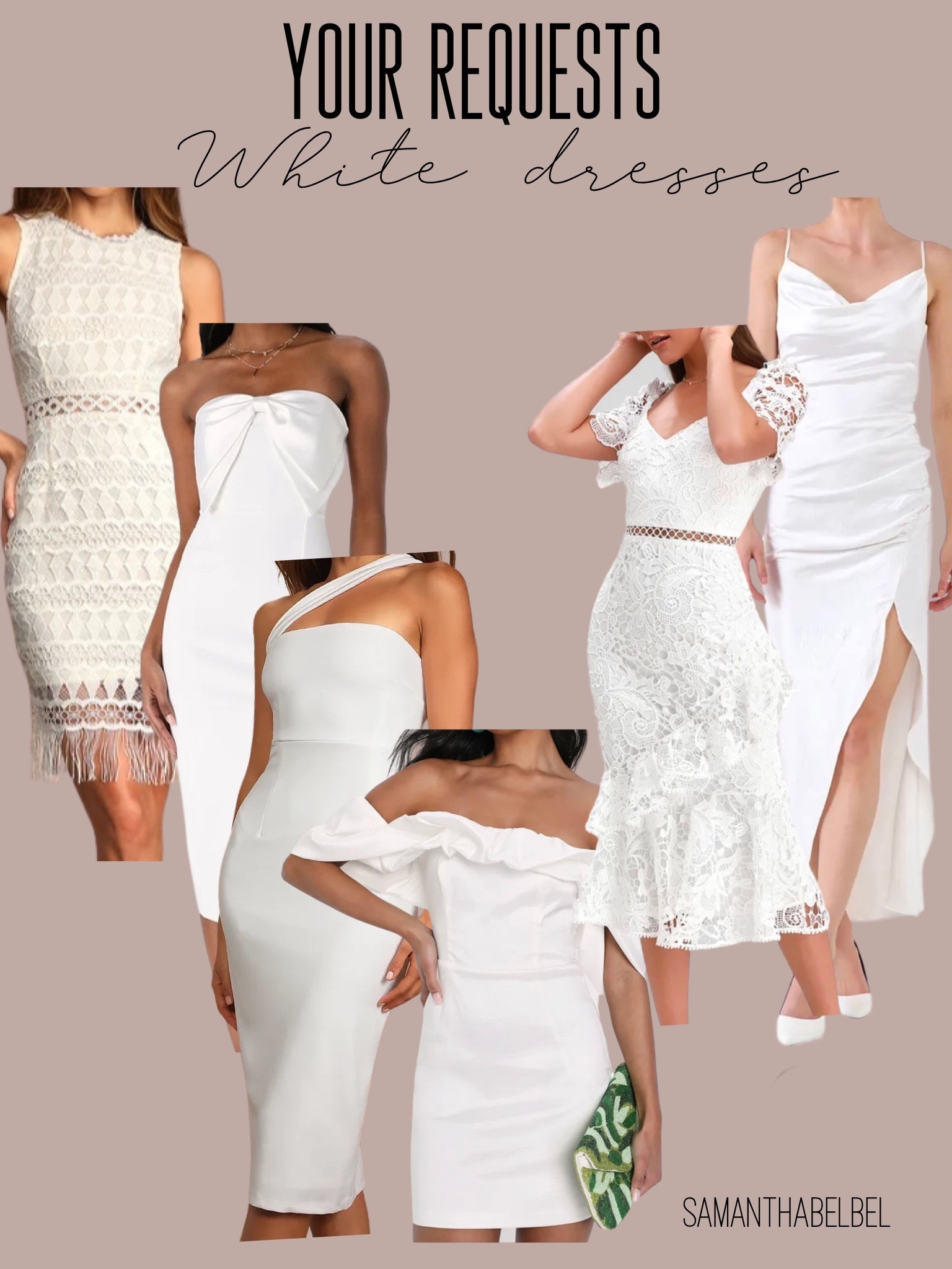 White dresses bridal dresses rehearsal dress shower Dress 

#LTKunder100 #LTKsalealert #LTKwedding