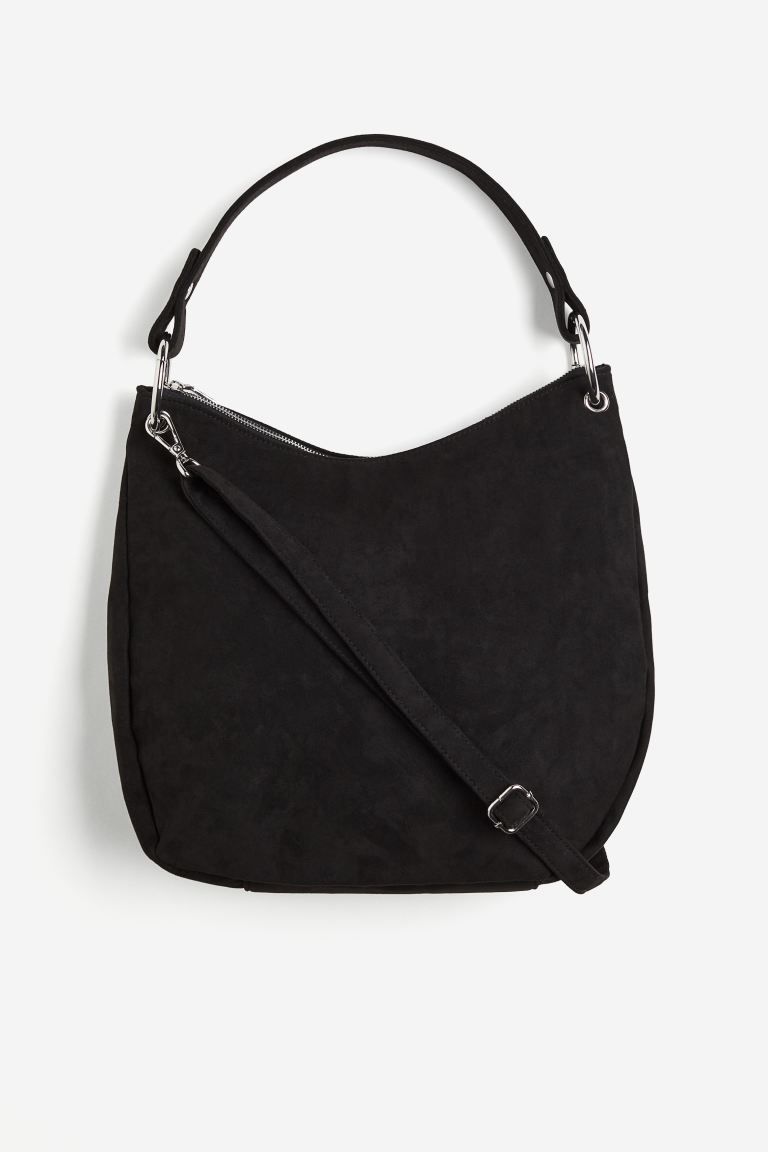 Hobo bag - Black - Ladies | H&M GB | H&M (UK, MY, IN, SG, PH, TW, HK)