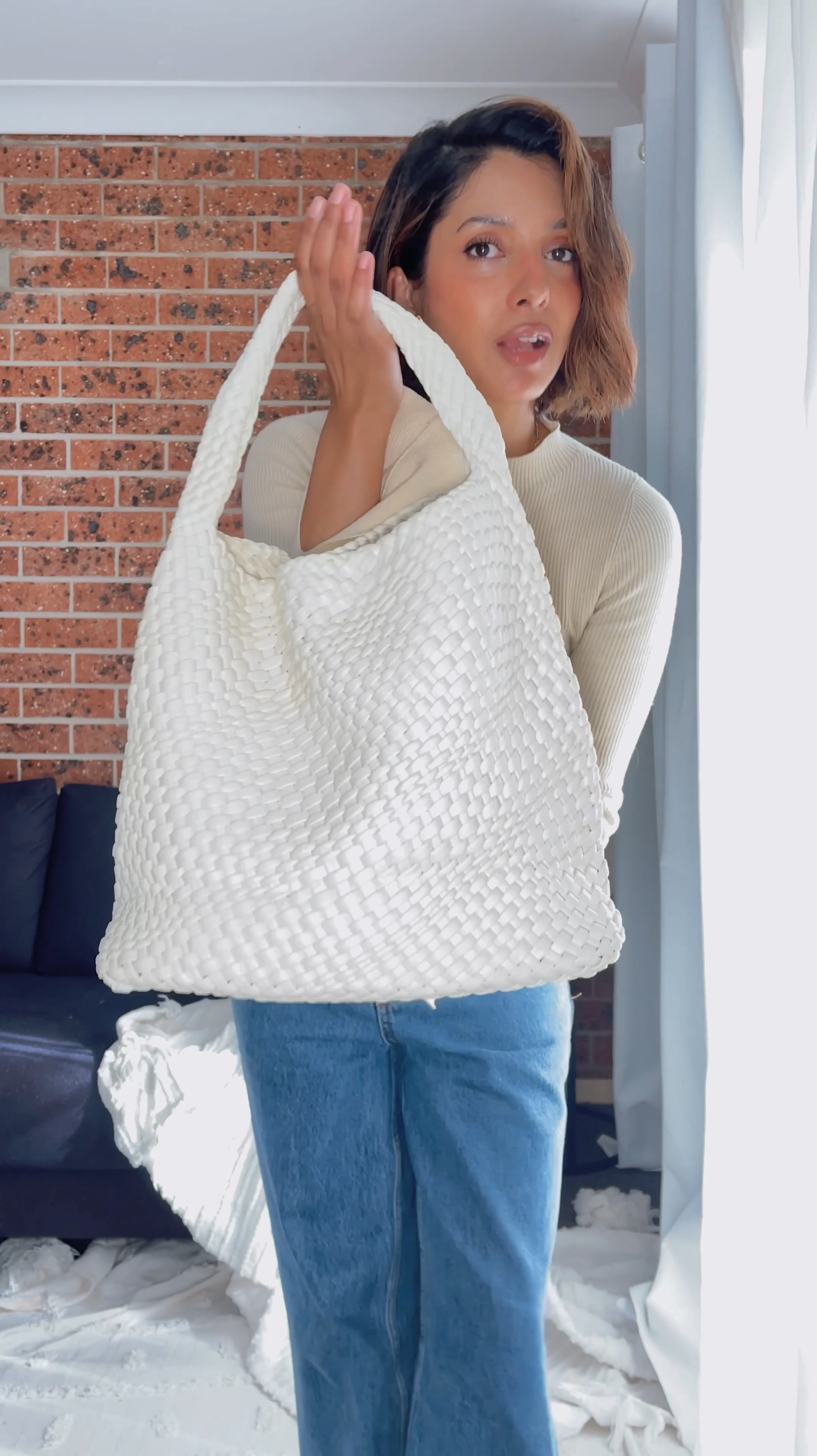 BRAIDED BEIGE EVERYDAY TOTE BAG

#LTKworkwear #LTKstyletip