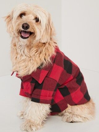 Matching Print Flannel Shirt for Pets | Old Navy (US)