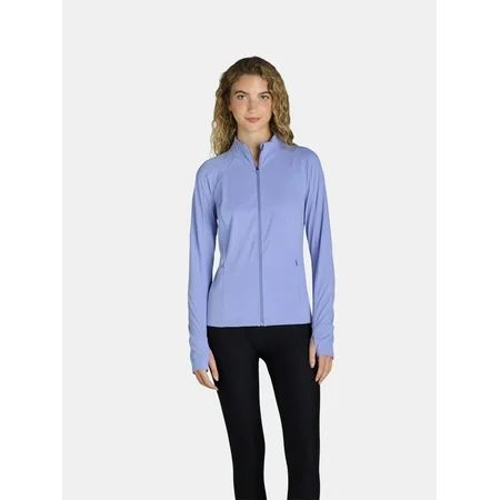 Avia Women's and Women's Plus SoftSculpt Zip-Up Jacket, Sizes XS-4X | Walmart (US)