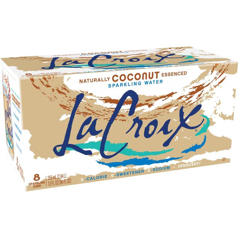 LaCroix Sparkling Water, Coconut - 8pk/12 fl oz | Walmart (US)