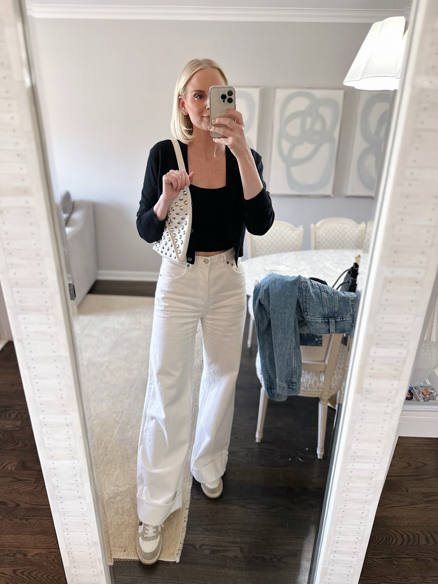 Today’s look! Size down in the jeans. Get 20% off my jeans today with code SPRING20 🖤

#LTKsalealert #LTKshoecrush #LTKitbag