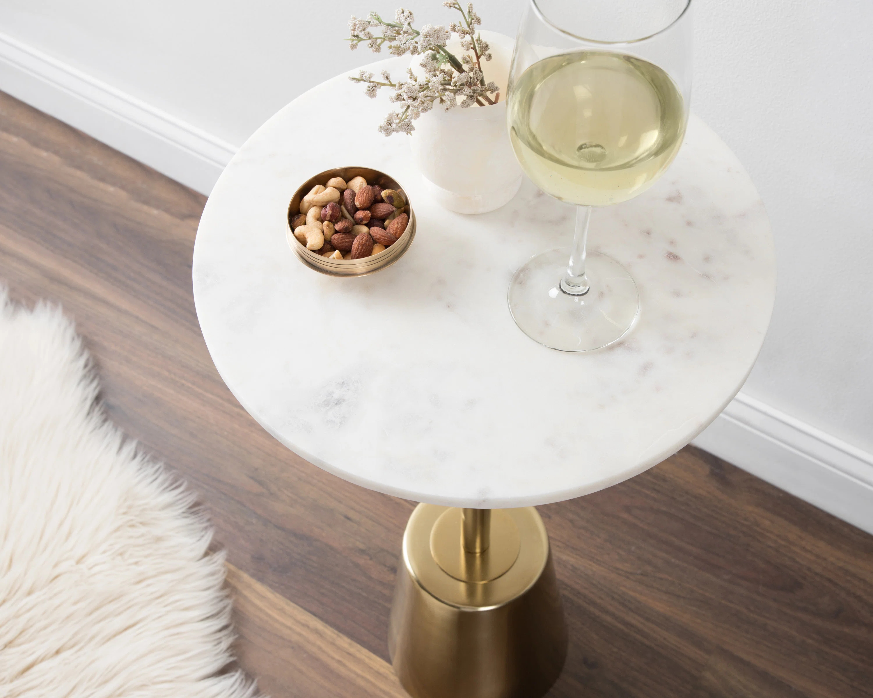 Cemil Marble Top End Table | Wayfair North America