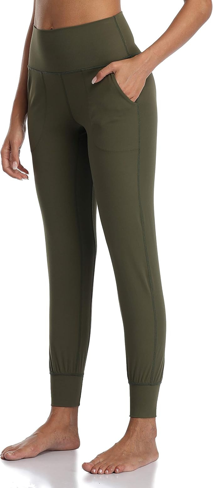 Colorfulkoala Women's High Waisted Fitted Joggers | Amazon (US)