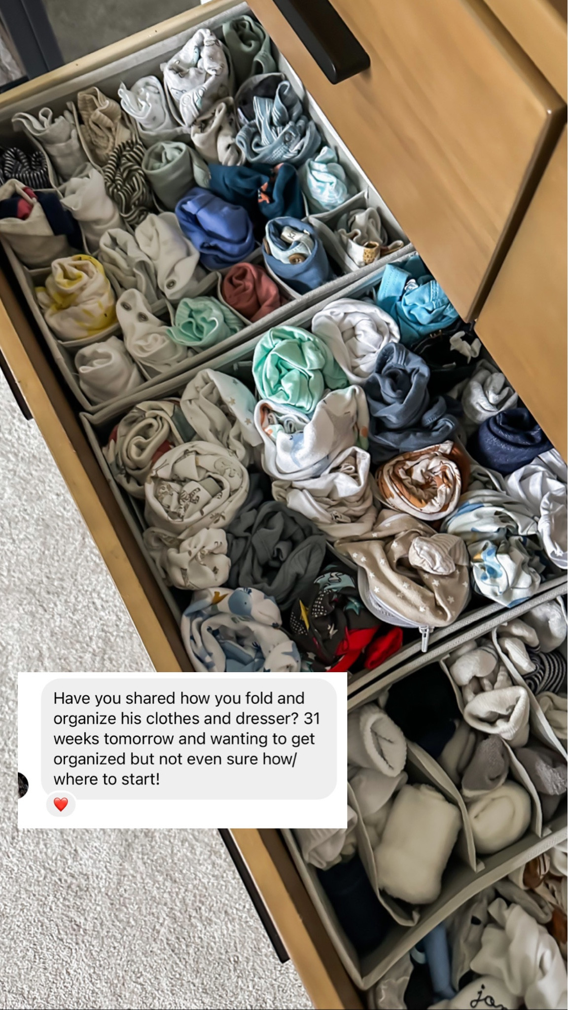 Nursery dresser organization // amazon home find // delta children dresser // amazon organization hack 🙌🏼

#LTKbaby #LTKhome #LTKfamily