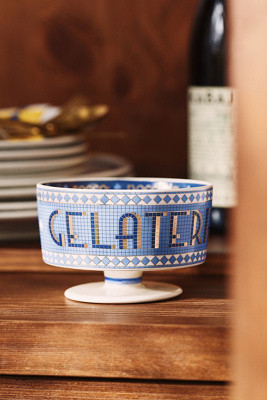 The Bistro Tile Stoneware Gelato Bowl: Italia Edition | Anthropologie (US)