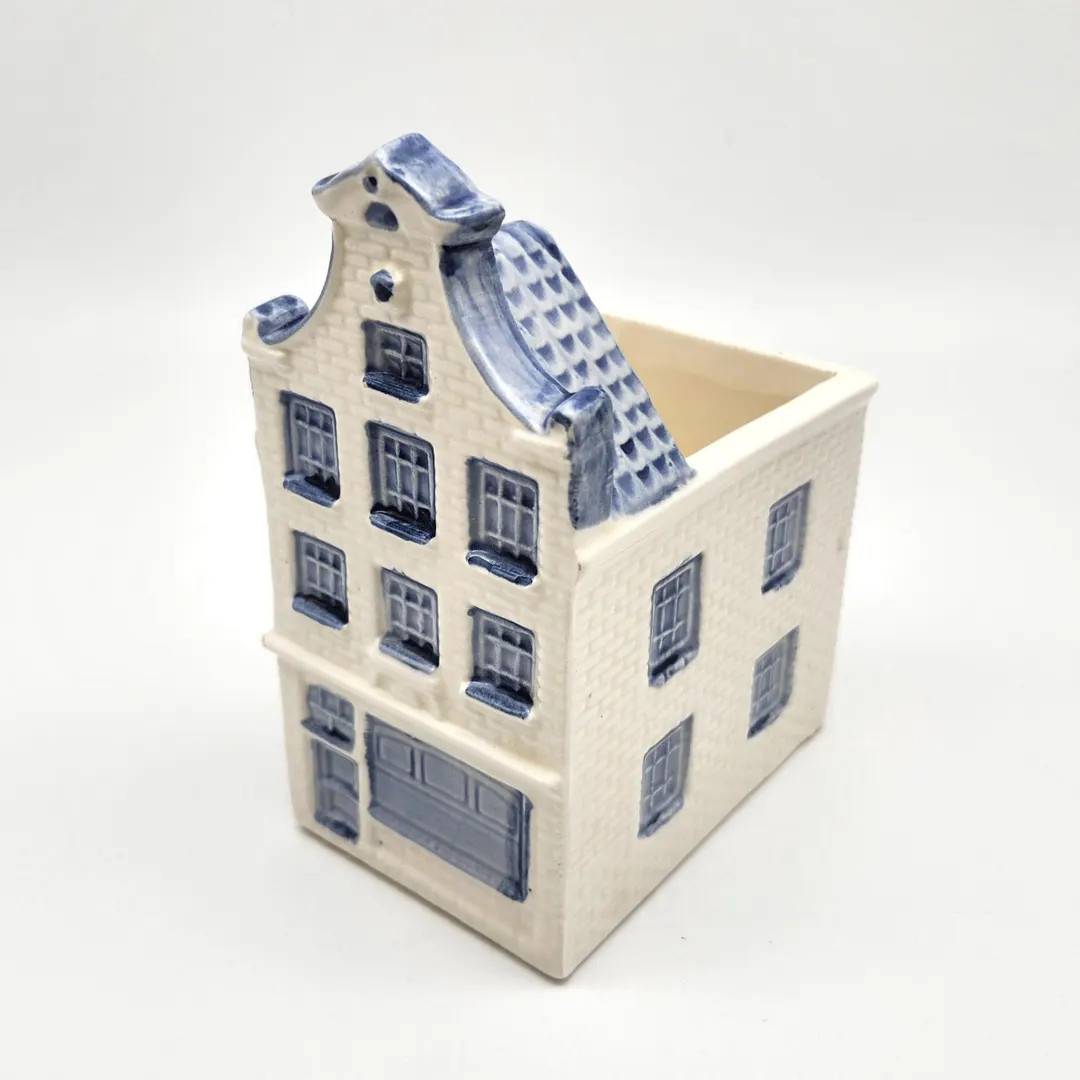 Vintage Delft Blue Amsterdam Canal House 5 1/2" Planter Box Holland Floral Delft Blauw 02 - Etsy | Etsy (US)