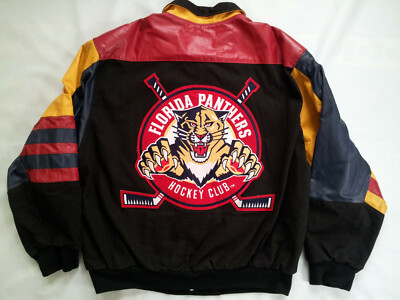 VINTAGE RARE MADE USA 1993 JEFF HAMILTON FLORIDA PANTHERS  JACKET IN SIZE XL | eBay | eBay US