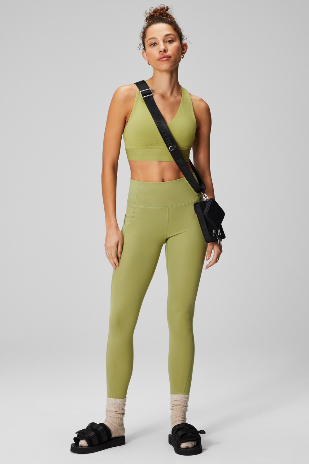 Oasis PureLuxe High-Waisted 7/8 Legging | Fabletics