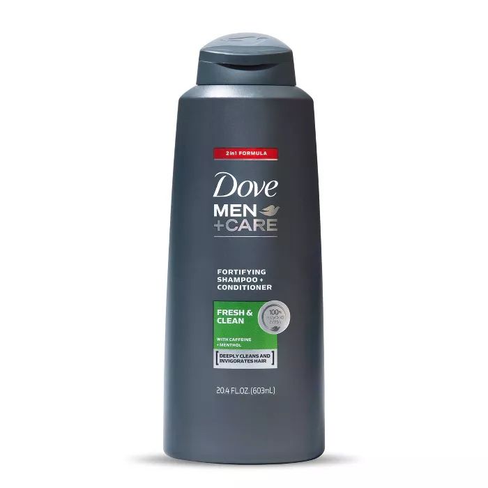 Dove Men+Care Fortifying 2-in-1 Shampoo and Conditioner for Normal to Oily Hair Fresh and Clean w... | Target