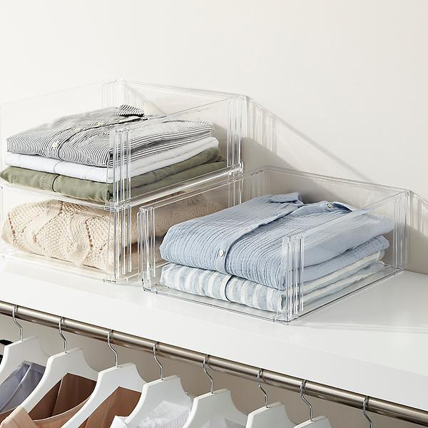 The Container Store Clearline Open Bin Clear | The Container Store