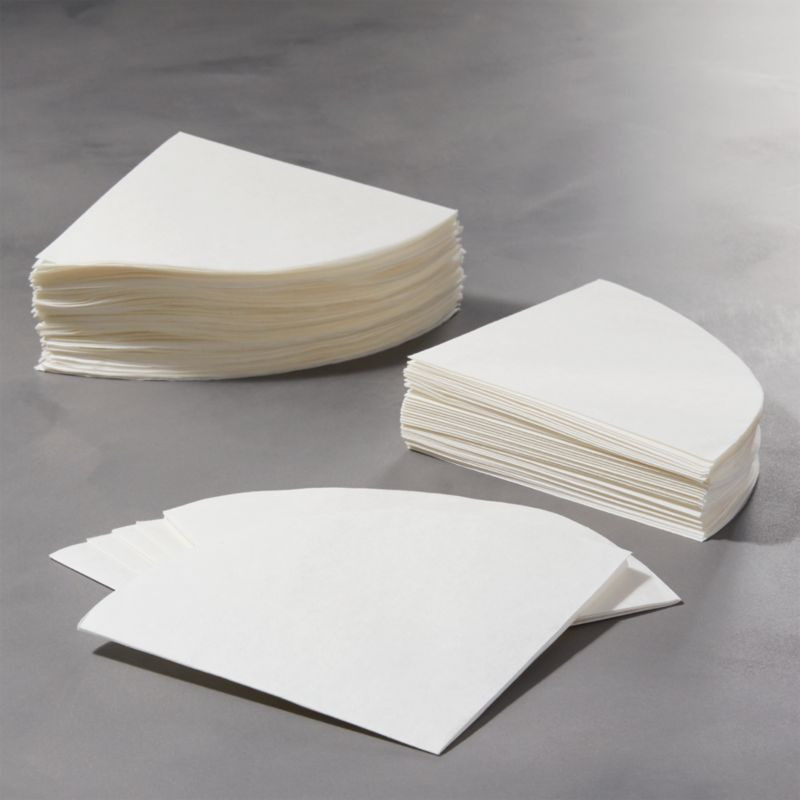 Chemex Round Paper Coffee Filters, Set of 100 + Reviews | Crate & Barrel | Crate & Barrel