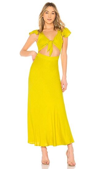 Cleobella Marigold Dress in Chartreuse | Revolve Clothing (Global)