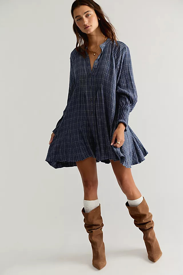 Backroads Plaid Mini Dress | Free People (Global - UK&FR Excluded)