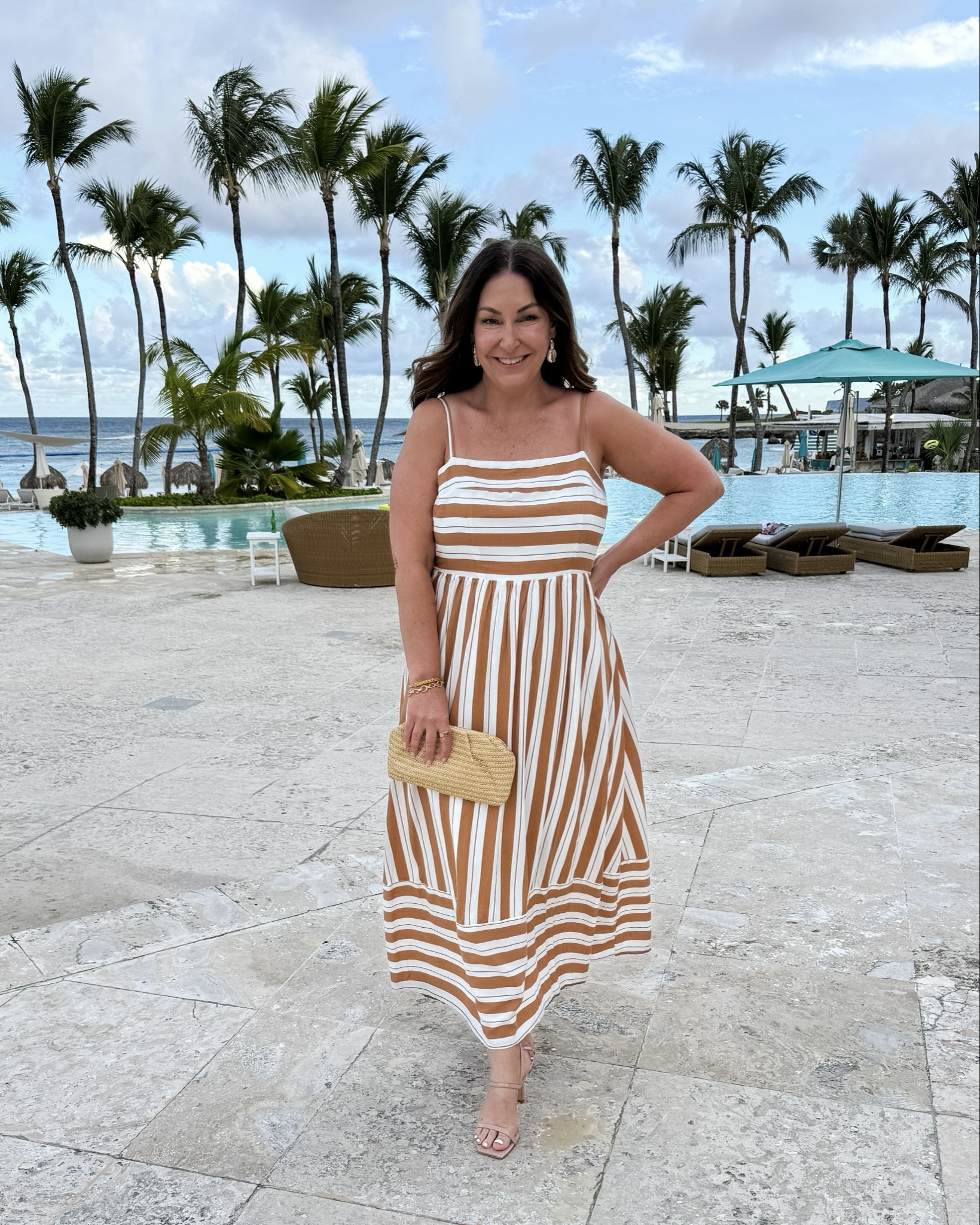 Looking for the perfect vacation dress? Check out this flowy beauty! Perfect for any beach getaway. Wearing dress in large. 🔗👇 

 

#LTKSeasonal #LTKSwim #LTKTravel