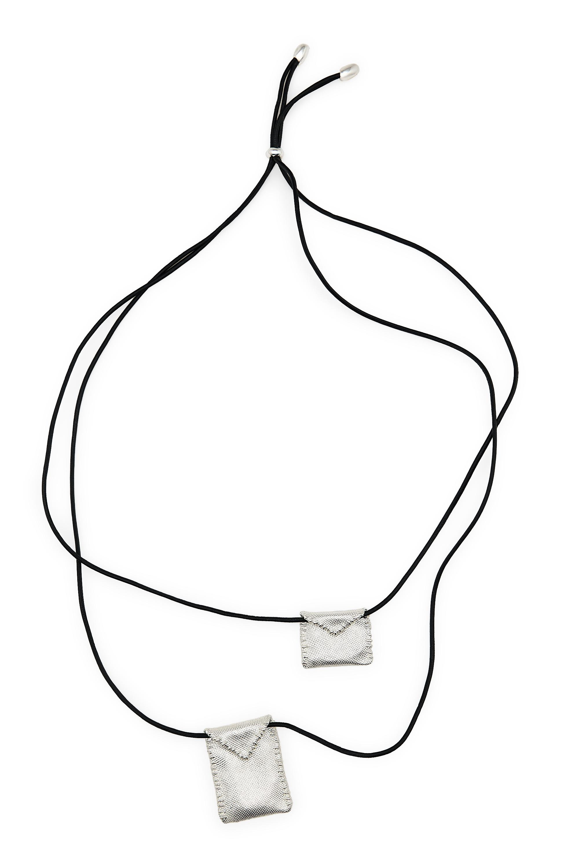 Halskette mit Umschlag-Anhängern - SILBER | Massimo Dutti DE