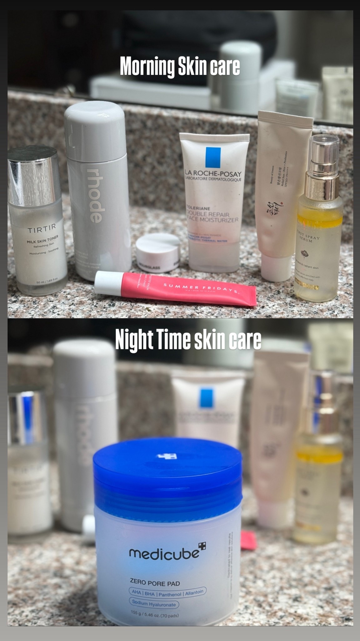 Religiously using all these products and have seen tremendous improvement in my skin.
My morning and night time skin care routine is same, i just add medicube zero pore pad to my night routine along with other products and skip Beauty of Josien spf.

#LTKOver40 #LTKBeauty