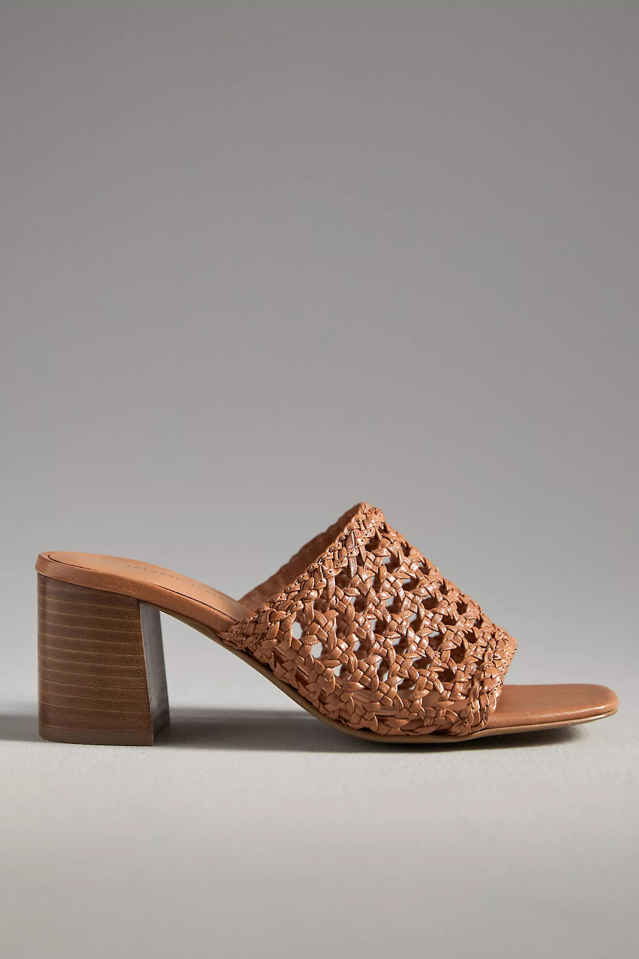By Anthropologie Woven Block-Heel Mule Sandals | Anthropologie (US)