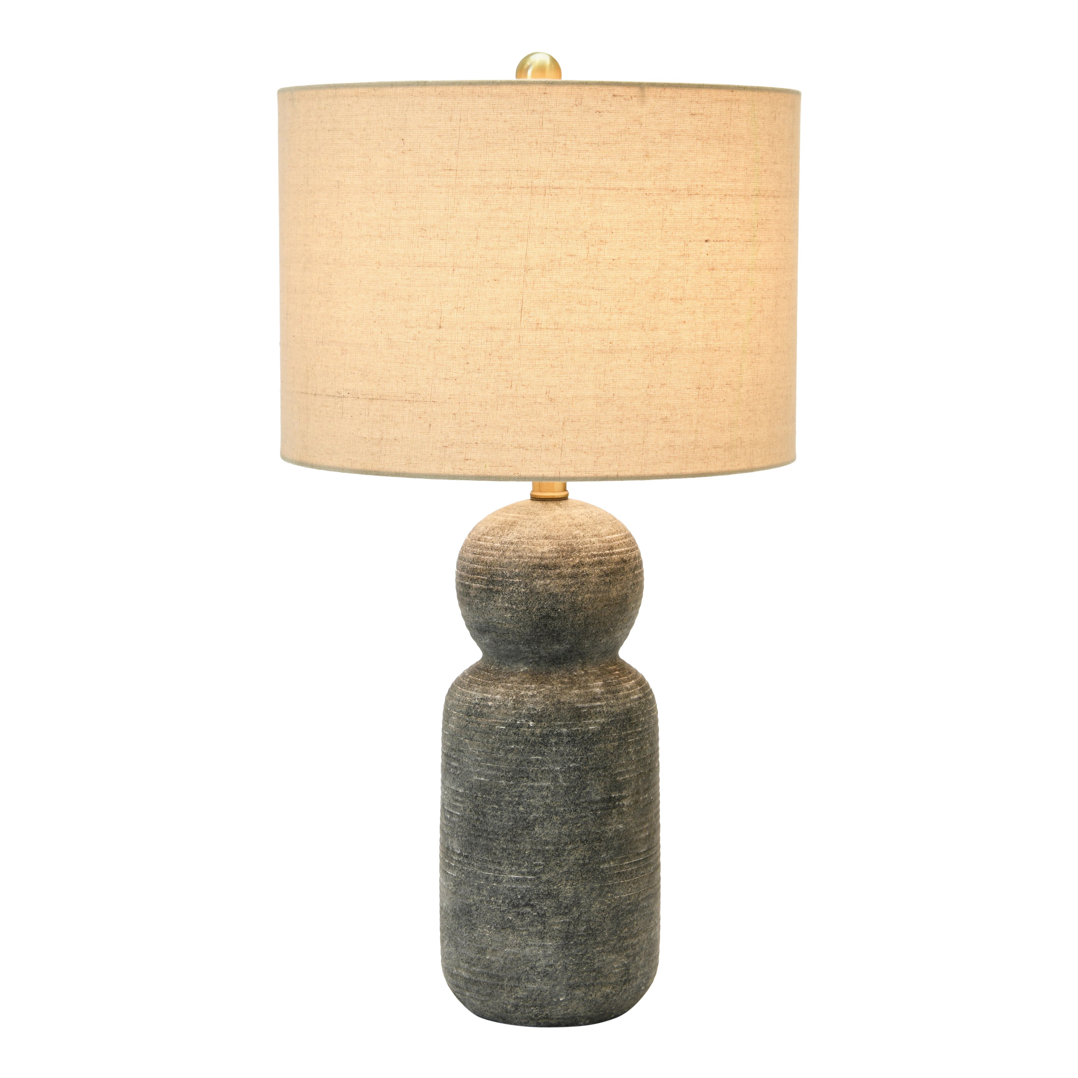 17 Stories 14" Round Stoneware Desk Lamp | Wayfair | Wayfair North America