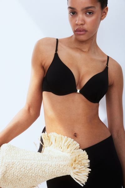 Super Push-up Bikini Top - Black - Ladies | H&M US | H&M (US + CA)