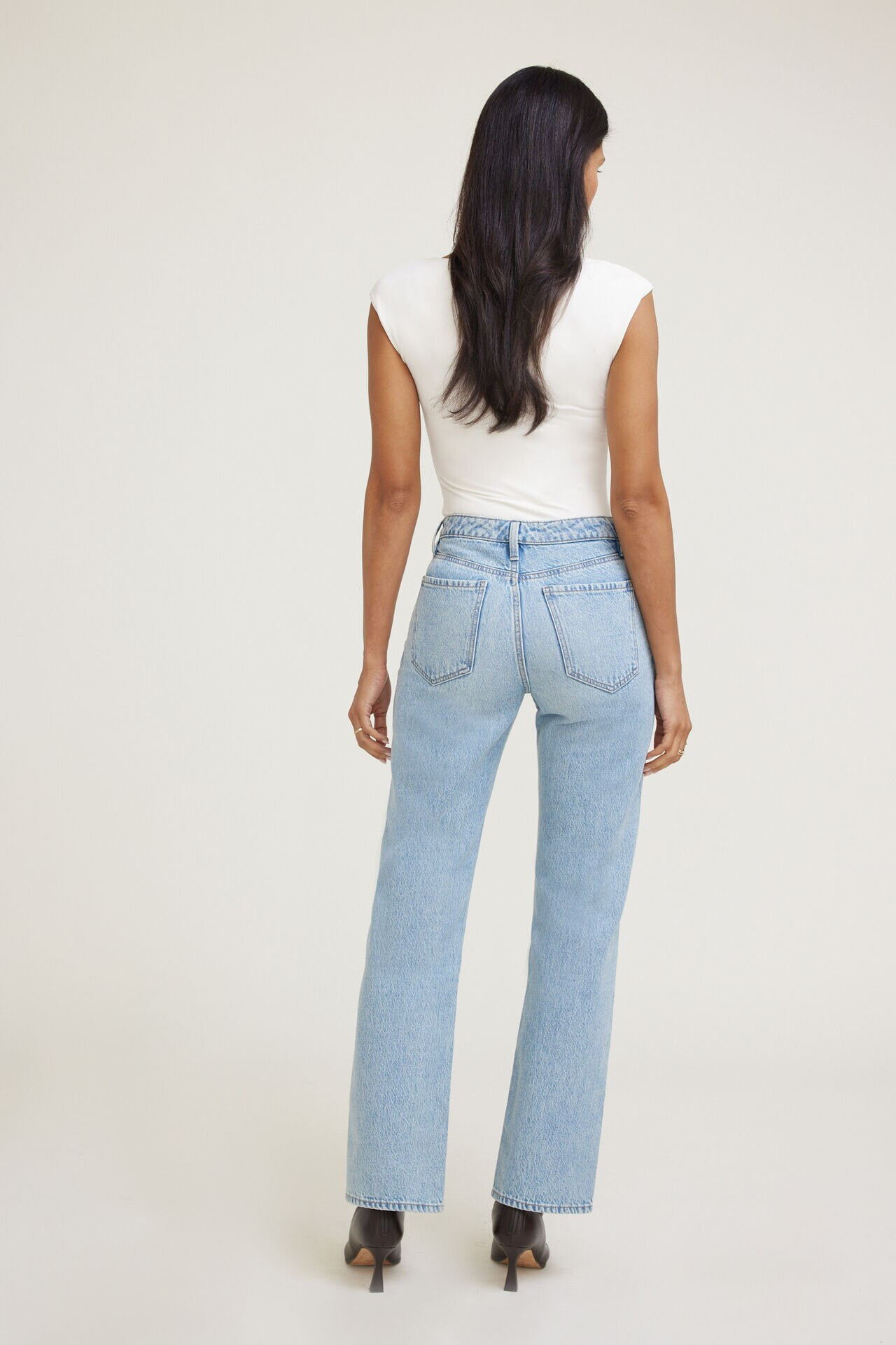 Cara High Rise Straight Jeans | Dynamite Clothing