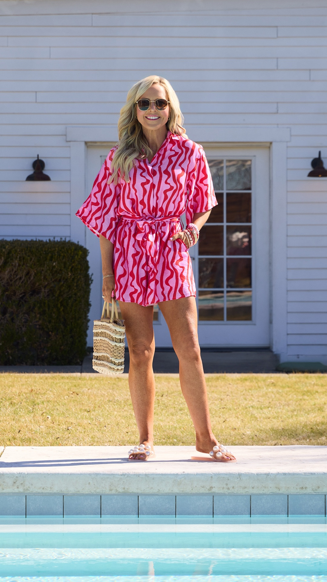 the one and done romper to love!! wearing XS/generous fit and perfect printed cuteness •  

#LTKootd #LTKTravel #LTKSeasonal