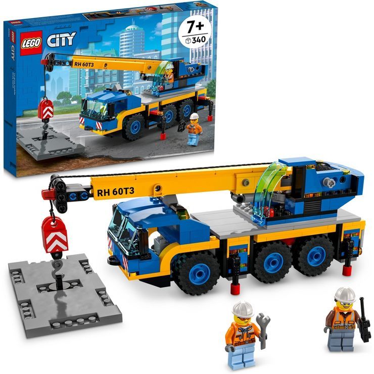 LEGO City Great Vehicles Mobile Crane 60324 Building Set | Target