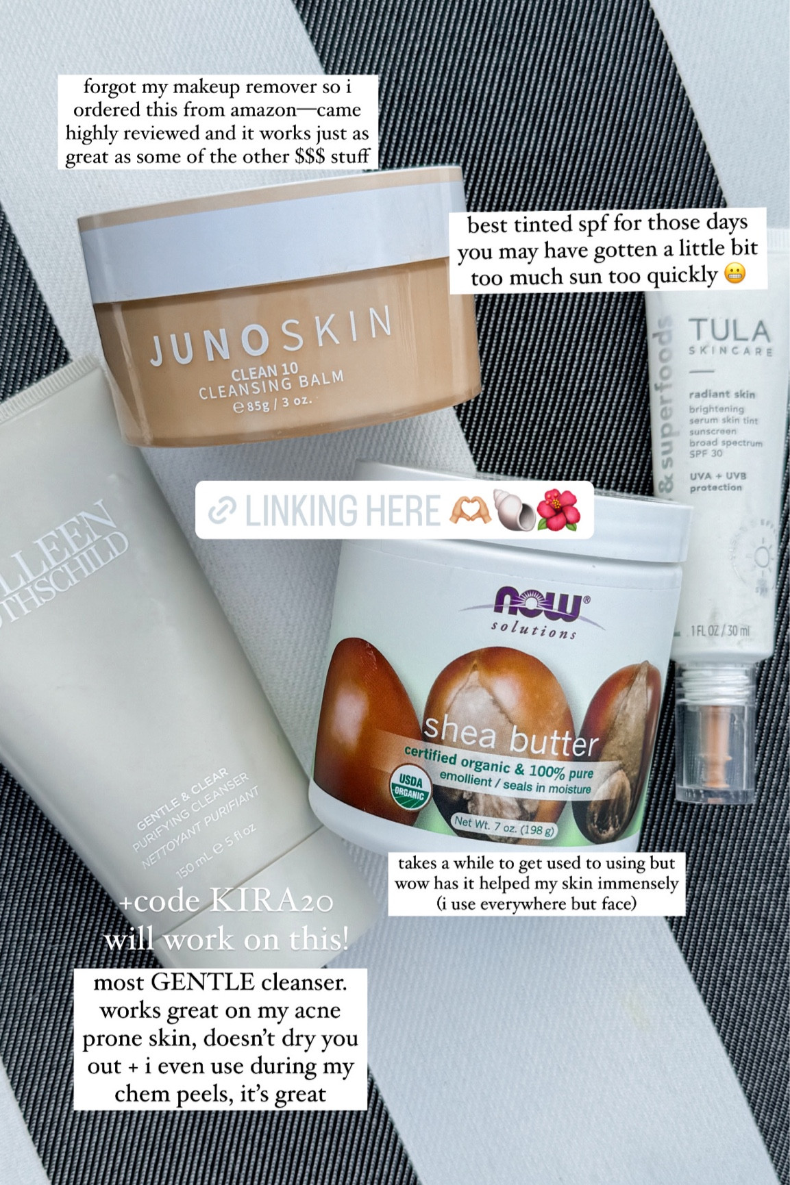 code: KIRA20 for all colleen rothschild products! 
some of my fave skin/body products while on vacation! 

#LTKtravel #LTKswim #LTKSeasonal