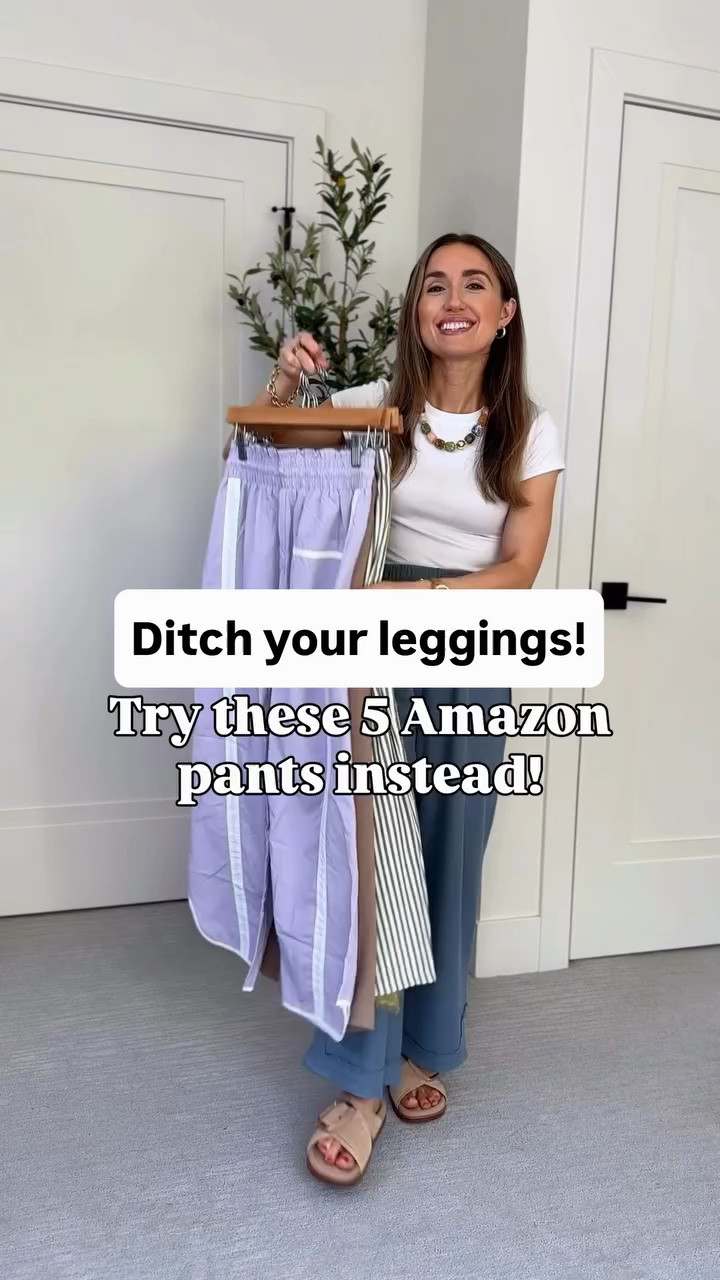 If you’re tired of wearing leggings every day, this one’s for you!! 

Just comment ‘PANTS’ and I’ll send you the link to these 5 Amazon pants that are just as comfortable but look so much more put together.
#summerpants

#LTKootd #LTKgrwm #LTKPetite