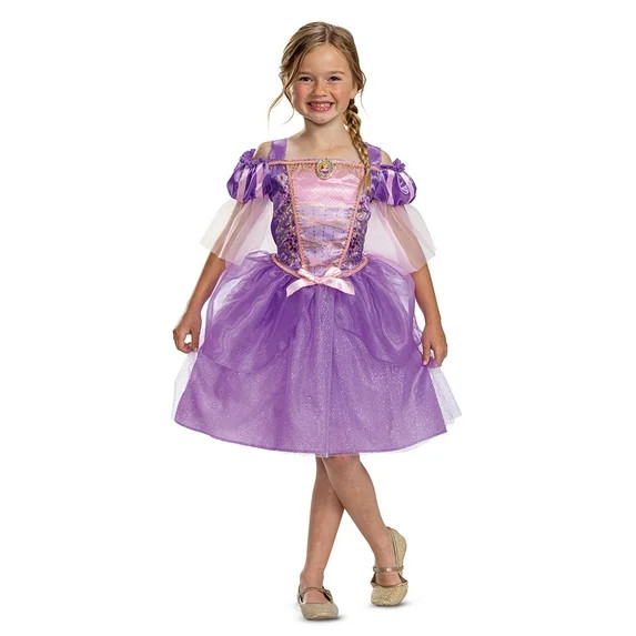 Disney's Tangled Rapunzel Halloween Costume for Children, Girls' Size S (6/6x), by Disguise | Walmart (US)