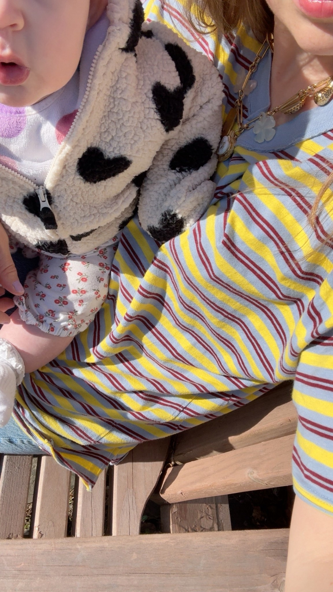 Second day this week wearing this t-shirt ☀️

Colorful spring shirt, striped tee, comfy, mom approved shirt, spring clothing 

#LTKSeasonal