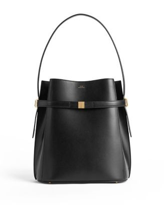 Belted Smooth Leather Bucket Bag | Bloomingdale's (US)