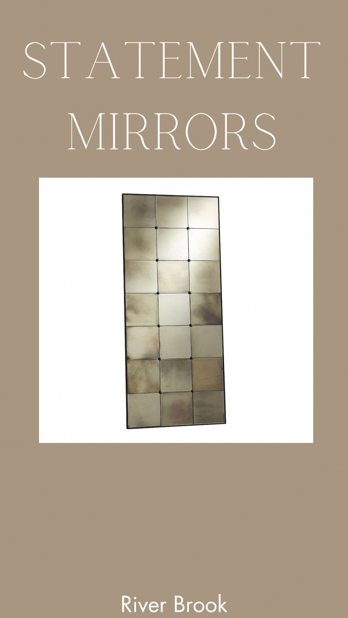 Statement mirrors that will last a lifetime in every space! 

#LTKhome