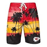 FOCO Kansas City Chiefs NFL Mens Sunset Boardshorts - S | Amazon (US)