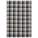 3.5' x 5.5' Gray Gradiance Houndstooth Black, White and Gray Reversible Hand Woven Wool Area Throw R | Walmart (US)