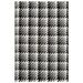 3.5' x 5.5' Gray Gradiance Houndstooth Black, White and Gray Reversible Hand Woven Wool Area Throw R | Walmart (US)