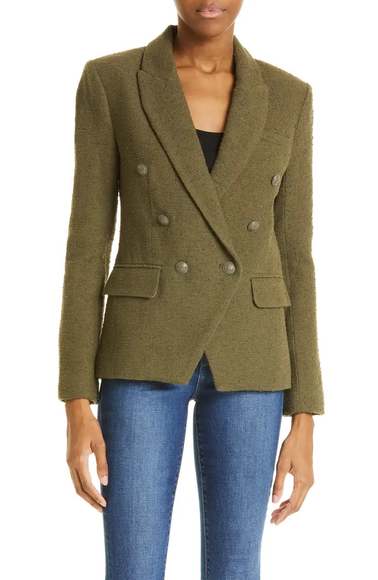 Kenzie Double Breasted Bouclé Blazer | Nordstrom