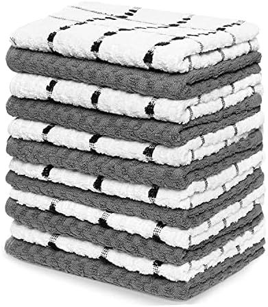 Zeppoli Kitchen Towels 12 Pack - 100% Soft Cotton - Dish Towels for Kitchen - Hand Towels for Kit... | Amazon (US)