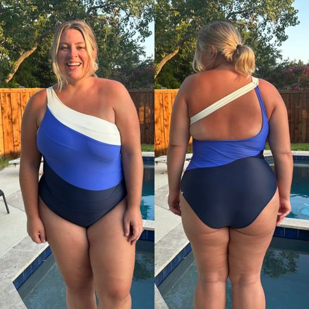 OG Summersalt swimsuit, sidestroke. 30% off. This swim style gives boob support via the compression of the suit. Moderate-to a lil cheeky bottom. Runs more generous than solid color sidestroke. You def want it to feel snug when dry! This is a size 14 bathing suit. I’m 5’8” for reference. #summersalt #swim #sale #onepiece  

#LTKswim #LTKsalealert #LTKunder100
