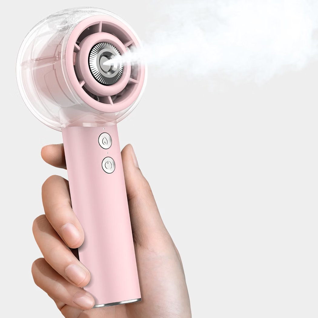 Misting Portable Fan, 6000mAh Personal Travel Fan, Turbo 15000RPM Hand Fan | Amazon (US)
