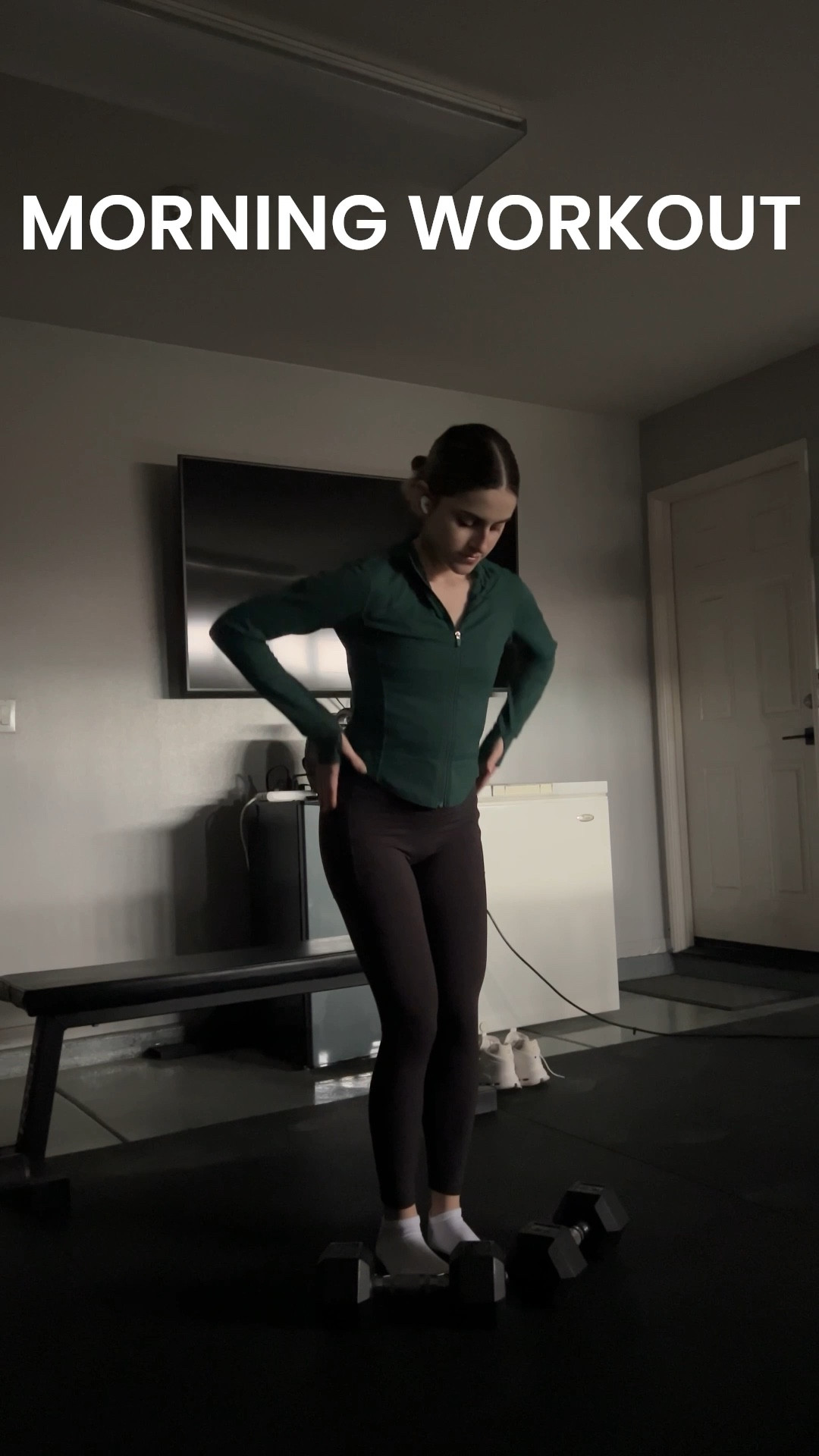 today’s workout outfit! 🖤
zip up - size small 
leggings - size small 
shoes - size 7

#LTKootd #LTKfitnessgoals #LTKActive