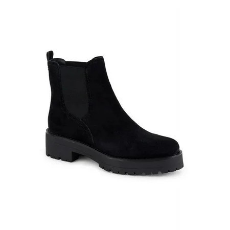 Sam Edelman Women s Judah Chelsea Boots Black Suede 7.5M | Walmart (US)