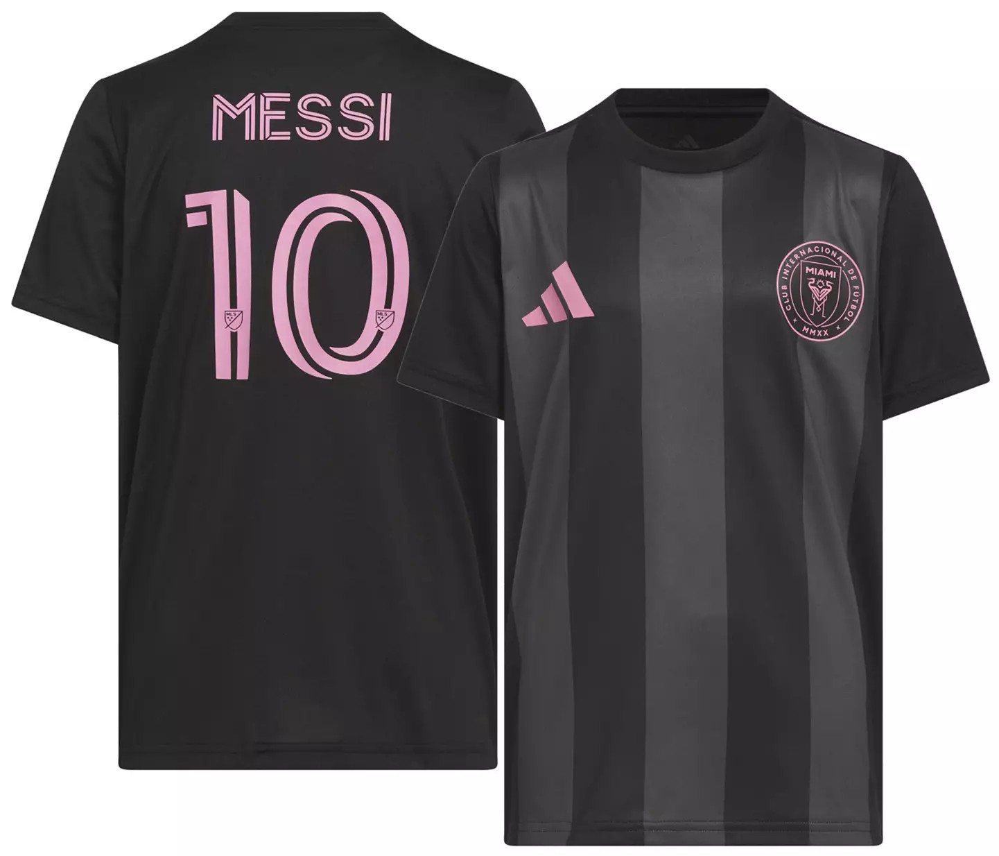 adidas Youth Inter Miami CF 2025 Lionel Messi #10 Black Authentic T-Shirt | DICK'S Sporting Goods