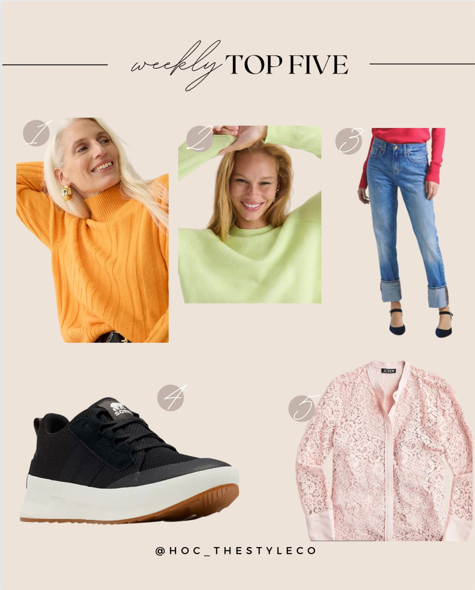 Weekly Top 5

#LTKunder100 #LTKunder50 #LTKsalealert