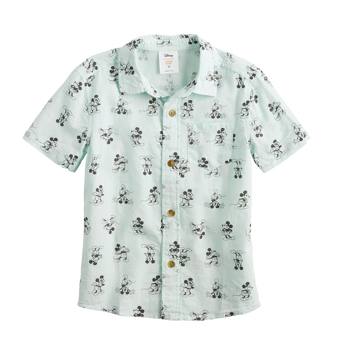 Disney Mickey Mouse Baby & Toddler Boy Button Front Shirt by Jumping Beans® | Kohl's